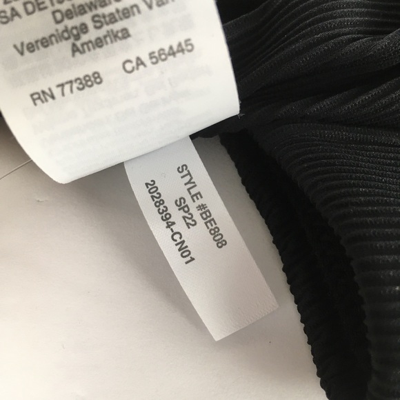 J. Crew Ribbed High-Rise Cheeky Bikini Bottoms in Black - Picture 8 of 9